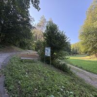 Abschlusstafel am Weg Richtung Prellstein