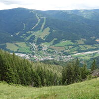 Blick nach Spital am Semmering