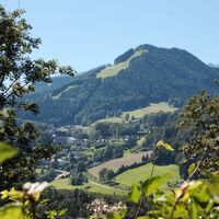 Schöne Aussicht auf Bad Dürrnberg und den Zinken