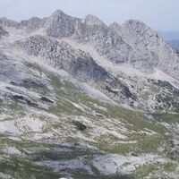 Blick: Schosshörner / Aufstiegweg