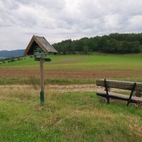 Wegweiser bei Kleingölitz