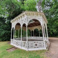 Gußeiserner Pavillion der Pariser Weltausstellung 1889