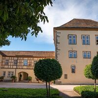 Schloss Schrozberg: Innenhof