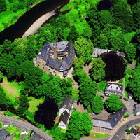 Schloss Schönstein Luftaufnahme