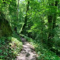 Weg entlang der Route