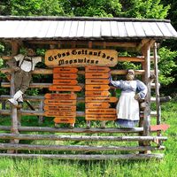 Origineller Wegweiser