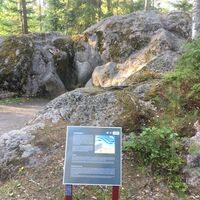 Doppelkolk und Beschilderung