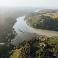 Donau in Obermühl, St. Martin