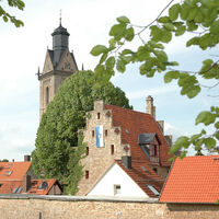 Stadtmauer, Steinhaus und Kilianskirche