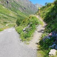 10.9 km Abzweigung Wanderweg