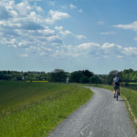 Radweg Sieg Siegdamm
