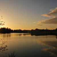 Abendstimmung am Gartower See