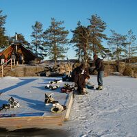 Karhusaari im Winter
