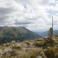am Gipfel der Krugspitze