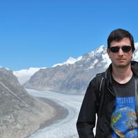 Panoramaweg über den Aletschgletscher.