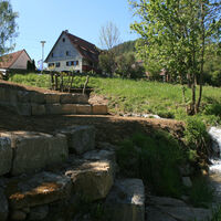 Besinnungsweg  Epfendorf Start Station 1 "Den Neckar erleben"
