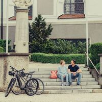Ostalb-Radrunde Etappe 1 Dischingen Kirche
