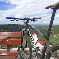 Rastplatz Käsreut mit dem MTB