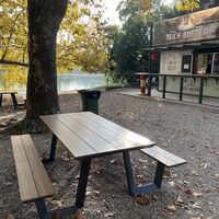Teichbuffet, eine nette Einkehr neben dem Schifferlverleih