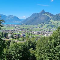 Blick auf den Schwyzer Talkessel