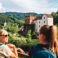 Blick auf den Hochofen "Hammer"