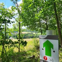Beschilderung auf dem VitalWeg 7 und 22