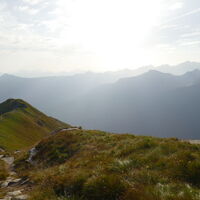 vom Zitterauer Tisch blicke ich zurück auf den Tischkogel