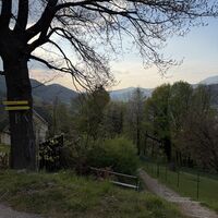 Hier kommt die Direttissima vom Bahnhof rauf (die is scho steu..)