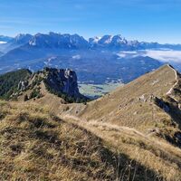 Rückblick auf den Wegverlauf vom Lausberg zum Seinsberg