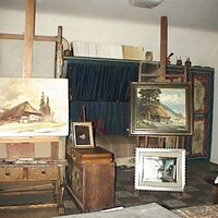 Das Atelier des Malers und Mundartdichters Eugen Falk-Breitenbach aus Hausach