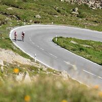 Radfahrer, Col du Grand Saint-Bernard