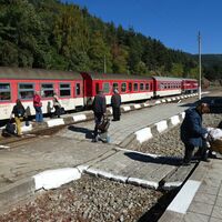 Yakoruda, Schmalspurbahnhof
