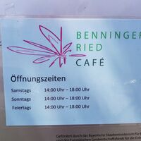 Benninger Ried Cafe Öffnungszeiten