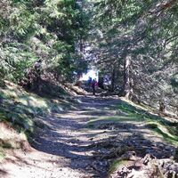 Gut markiert der Weg zu Loretto Kapelle