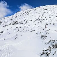 Aufstiegsweg vom Sattel 1661m