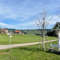 Bei Bremenried mit Blick auf die Nagelfluhkette