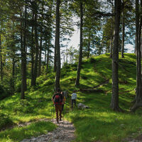 Inzell Sommer Natur Wandern Leute_3