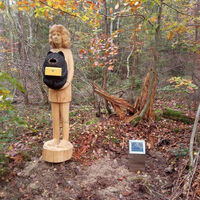 Kunstwerk "Monster friss meine Sorgen"