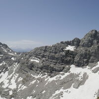 Blick zum Nackten Hund