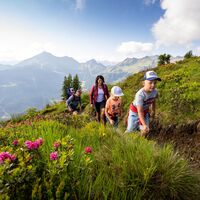 Familienwanderung Almosen Wiedersberger Horn