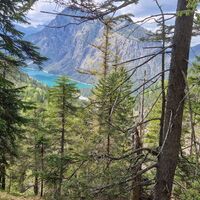Im Abstieg Blick auf den Heiterwanger See