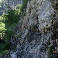 Aufstieg am AV Steig