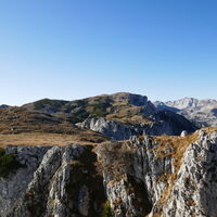Der Blick zum Kaml und zum Hochschwab