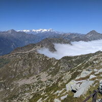 Panorama zum Monte-Rosa-Massiv