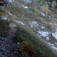 Aufstieg Richtung Schafhalssattel