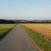 Blick hinunter nach Heuchlingen