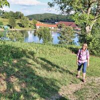 Beim Seebad in Riegersburg wandern wir vorbei