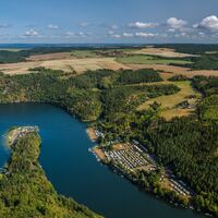 Blick auf Campingplatz Neumannshof