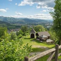 Blick von Loretokapelle ins Mürztal