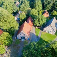 Luftaufnahme Rundlingsmuseum in Lübeln